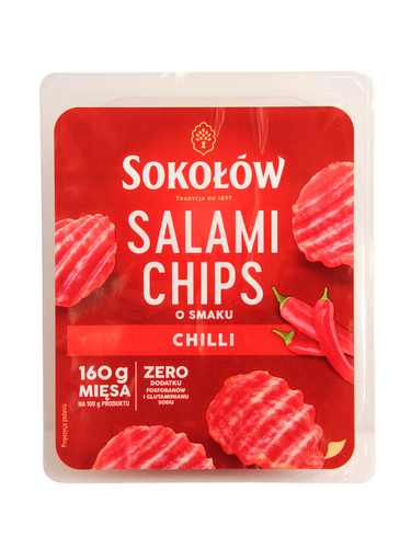 Tšillimaitselised salaami Chipsid 60g